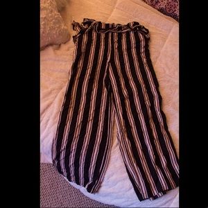 striped palazzo pants
